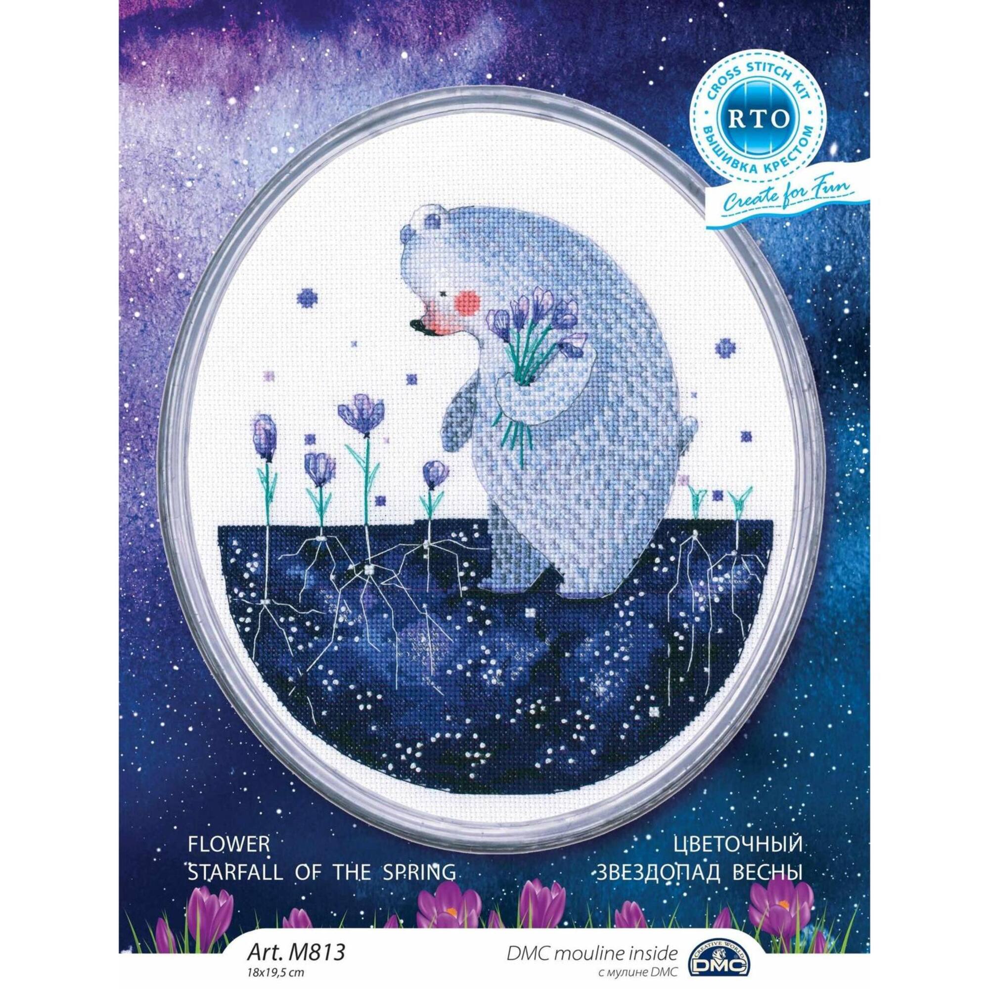 RTO Flower Starfall Of The Spring Cross Stitch Kit
